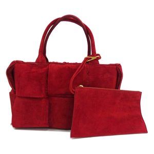 Bottega The Arcotote Suede Red